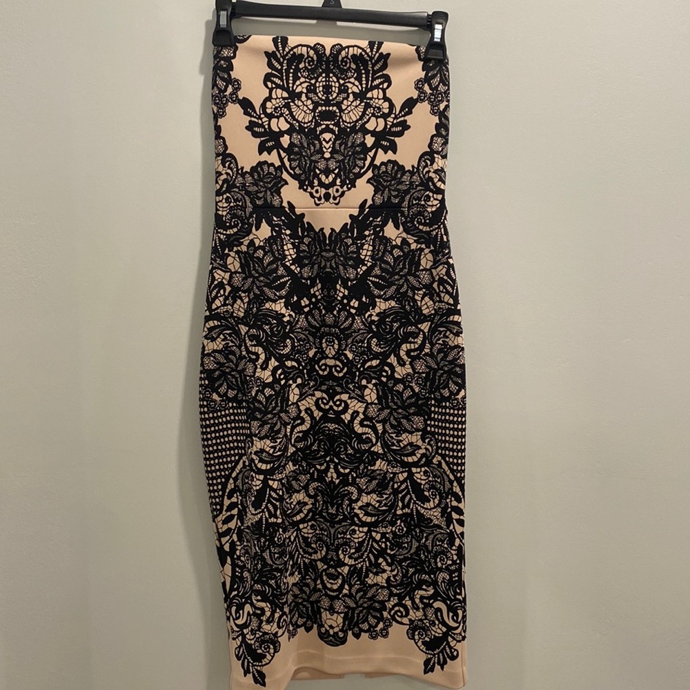 Express Strapless Bodycon dress